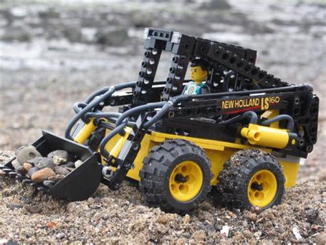 lego technic skid steer set|lego skid steer loader moc.